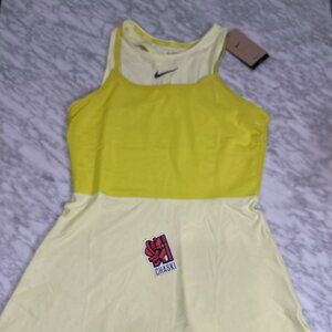 NikeCourt Dri-FIT SLAM Melbourne Tennis Dress FZ6463-331 Women's XL NEW